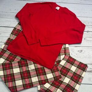 Hanna Andersson Red Crewneck T‑Shirt
